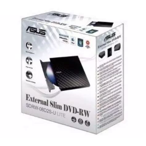 Drive Externo Slim Usb Gravador Leitor Cd E Dvd Na Caixa D Frete Gr Tis