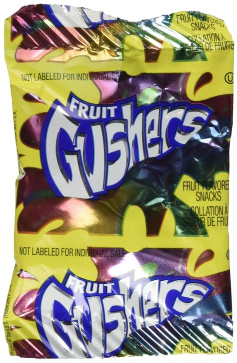 Betty Crocker Fruit Gushers Strawberry Splash And Tropical 09 Ounce