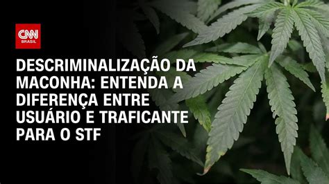 Descriminalização Da Maconha Entenda A Diferença Entre Usuário E Traficante Para O Stf Live