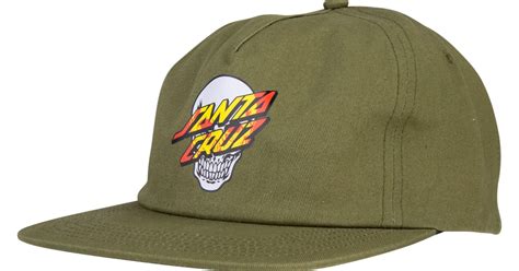 Santa Cruz Dressen Skull Dot Snapback Cappellino Negozio Online