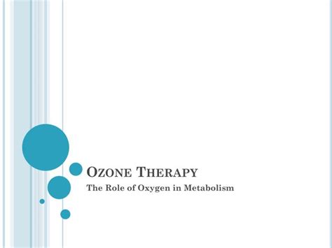 Ppt Ozone Therapy Powerpoint Presentation Free Download Id 1590396