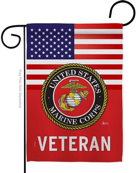 12x18 Inch US Marine Corps Veteran Flag Armed Forces USMC Semper Fi