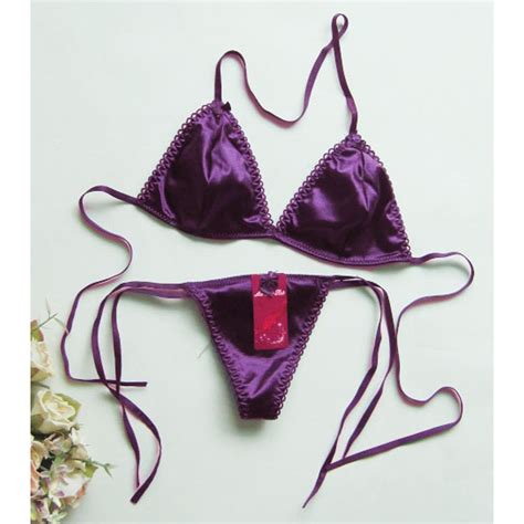 Jual Cod Lingerie Set Bra Dan G String Wanita Sexy Tali Bikini B Shopee Indonesia