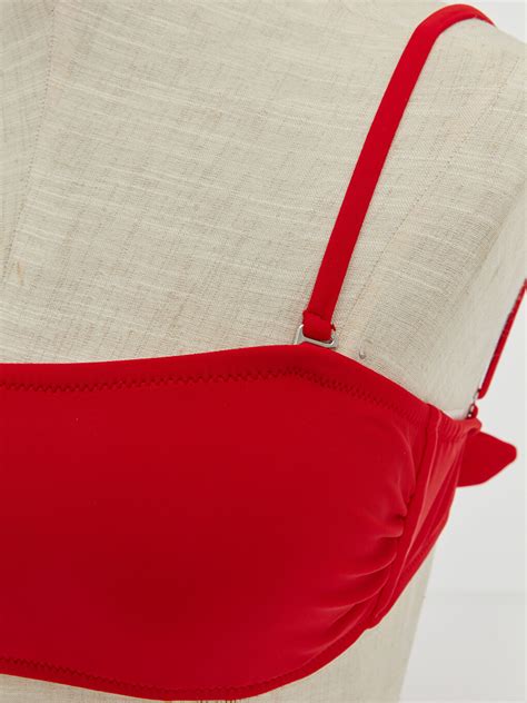 LCW DREAM Turuncu Kadın Bağlama Detaylı Bikini Üst S39426Z8 V3M LCW