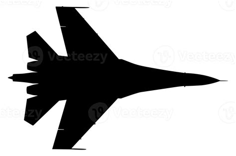 Silhouette of the Jet Fighter, Fighter aircraft are military aircraft ...