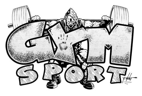 Gym Sport Logo Commision By Shwz On Deviantart Sports Logo Gym Sport