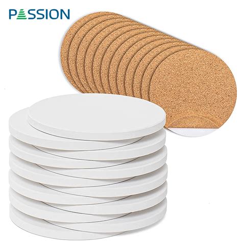 Blank Ceramic Coaster 10 3cm Round