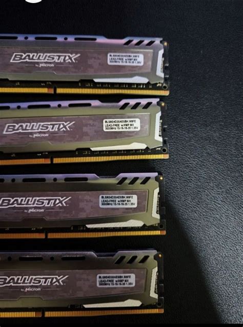 Crucial DDR4 RAM 32GB 4x8GB, Computers & Tech, Parts & Accessories, Computer Parts on Carousell