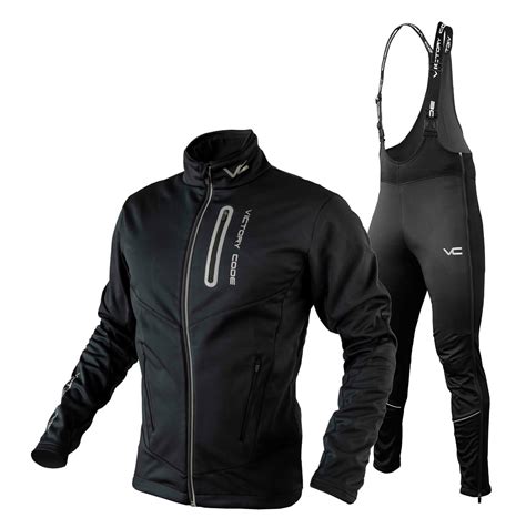 Лыжный костюм Victory Code Fast Warm black унисекс | Five-sport.ru