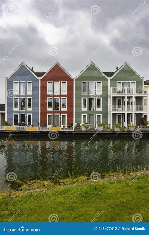 Modern Residential Architecture in Houten, the Netherlands Stock Photo ...