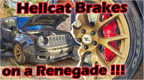 HEMI Swap Jeep Renegade Pt 33 HELLCAT BRAKES YouTube