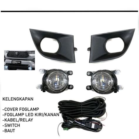 Jual Foglamp Lampu Kabut Mobil Innova Zenix Led 2022 2023 SET Shopee