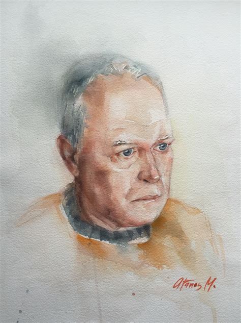 Pin By Tatiane Vidal On Watercolour Male Sketch Watercolor Painting