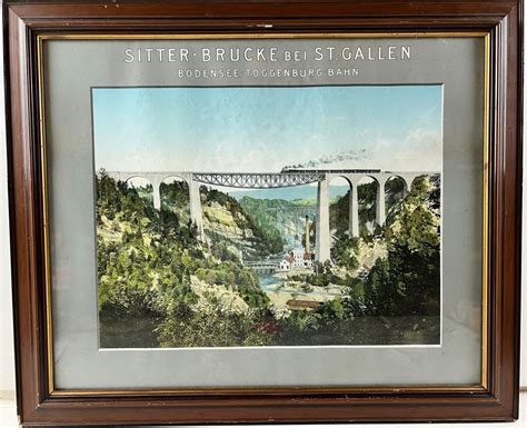 SITTER BRÜCKE BEI ST GALLEN BODENSEE TOGGENBURG BAHN Foto Kaufen auf