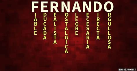 Qué significa fernando