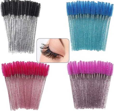 Qubort Lot De Brosses Mascara Jetables Pour Cils Et Cils Noir