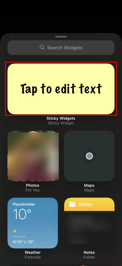 How To Get Sticky Notes On Your Iphone Home Screen