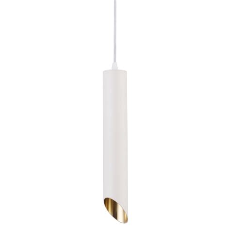 Wisząca lampa Lipari P044PL 01 40GU10 W Maytoni tuba biała złota