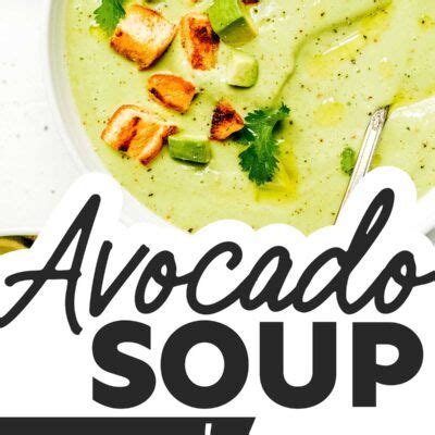 Avocado Soup With Cilantro Lime Vegan Ready In Minutes Recipe