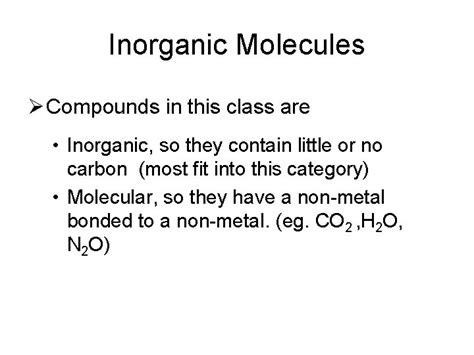 Chapter 8 Classifying Chemical Compounds Key Ideas All