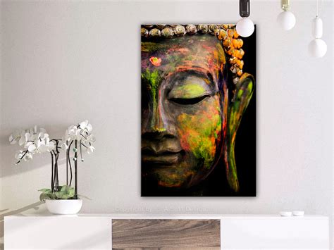 ZEN BUDDHA STATUE ORNAMENT Wandbilder Xxl Bilder Vlies Leinwand P B