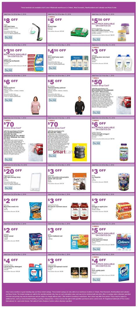 Costco ON Atlantic Canada Weekly Savings October 28 To November 3