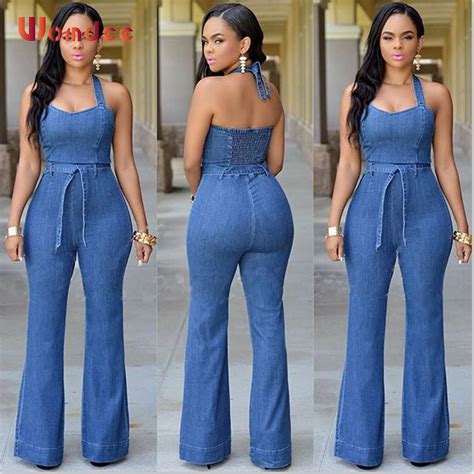 Летний комбинезон с широкими брюками - 67 фото