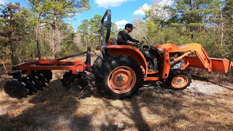 Disc O Party Discing Up Tough Grass For Spring Food Plots Youtube