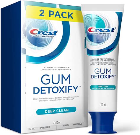 Crest Pro Health Toothpaste Gum Detoxify Deep Clean 110 Ml Pack Of 2