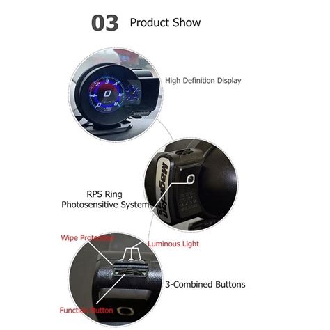 OBD Head Up Display Multifunction Car Digital Boos Grandado