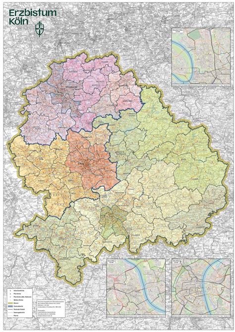 Schematische Und Interaktive Bistumskarten