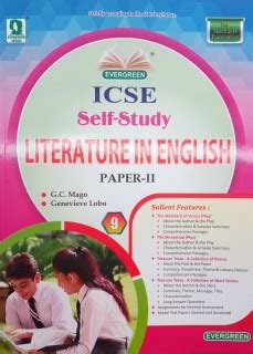 Evergreen Icse Self Study In English Paper Ii For Class And