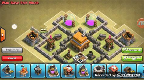 Town hall 4 war base - YouTube