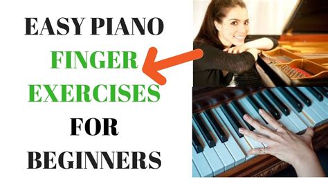 Piano Finger Exercise Tutorial For Beginner Easy YouTube