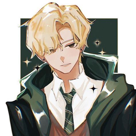 Draco Malfoy Fanart Harry Potter Fanart Slytherin Anime Japanese Style