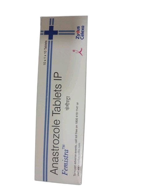 Femistra Anastrozole Tablets IP Zydus Celexa 1 Mg At Rs 100 Strip In