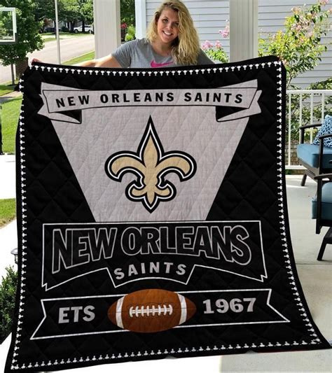 New Orleans Saints Logo Premium Quilt Anz3dgift Store