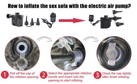 Inflatable Sex Sofa Chair With Electric Air Pump Yocare Sex Bondage Furniture Ramp Cushion