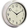 Lascelles London Chrome Wall Clock With Sweep Seconds Hand 30cm