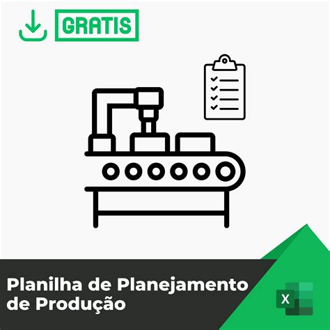 Planilha de Planejamento de Produção Grátis - Smart Planilhas