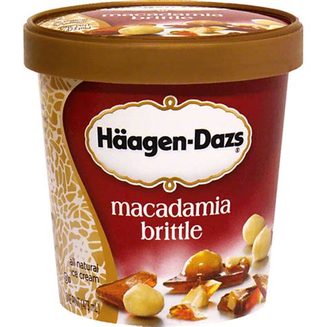 Haagen Dazs All Natural Ice Cream Macadamia Brittle Ice Cream Foodtown