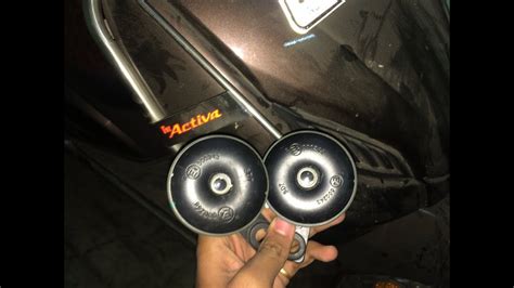 Pulsar Horn Into Activa How To Fit Dual Pair Of Horn In Scooty