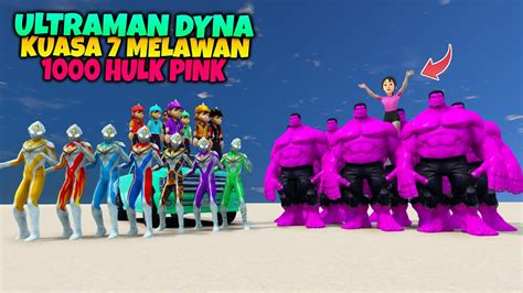 Ultraman Dyna Kuasa Menyelamatkan Kak Ros Diculik Hulk Pink Boboiboy