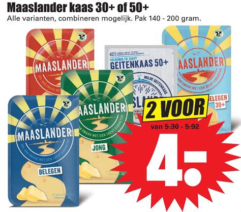 Maaslander Kaas Of Aanbieding Bij Dirk