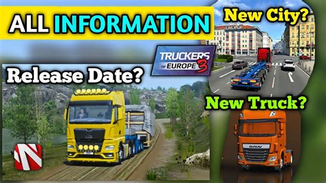 Truckers Of Europe 3 Release Date For New Update New City New