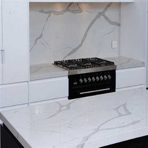 Calacatta White Quartz Countertops