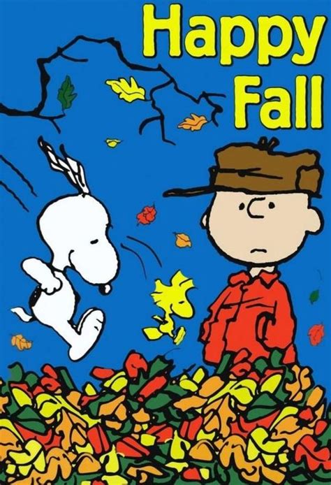 Snoopy Charlie Brown Woodstock Happy Fall Pictures Photos And