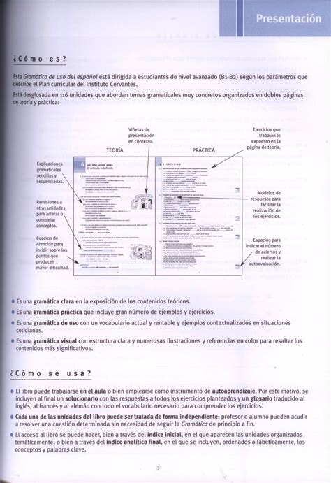 Gramatica De Uso Del Espanol Teoria Y Practica Gramatica De Uso Del Espanol Soluciones Level A1 A 7