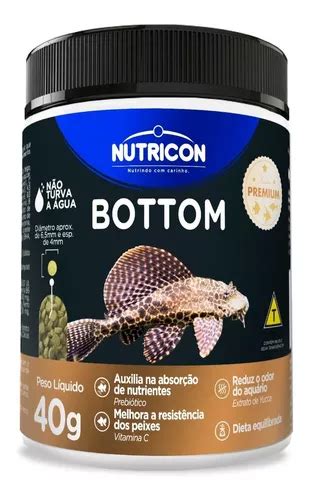 Ra O Bottom Fish Cascudos Peixes De Fundo Nutricon G Mercadolivre