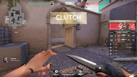 Clutch Valorant Interface In Game